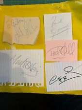 Celtic player autographs for sale  DUMBARTON