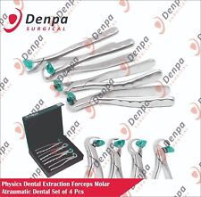 Physicx Dental Extraction Forceps Molar Atraumatic Dental Set of 4 Pcs for sale  Shipping to South Africa