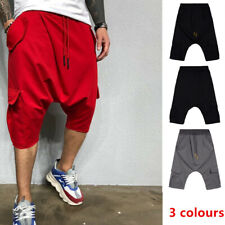 Pantalones cortos informales de algodón para hombre 3/4 pantalones para correr harén transpirables deportivos Hip Hop segunda mano  Embacar hacia Argentina