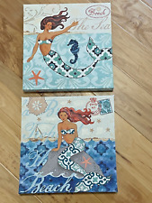 Mermaids canvas wrapped for sale  Victor