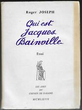 Jacques bainville roger d'occasion  Nancy-