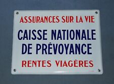 Plaque emaillee assurances d'occasion  Val-de-Saâne