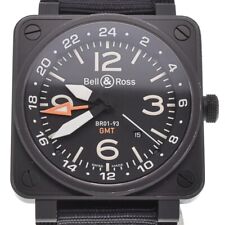 Usado, Bell&Ross BR01-93 GMT BR01-93 GMT-R relógio masculino automático mostrador preto N#129671 comprar usado  Enviando para Brazil
