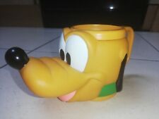 Vintage Retro Disney Applause Pluto Kids Drinking Cup Mug! Dog Mickey Mouse! 3D for sale  BOURNEMOUTH