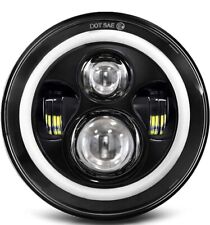 Farol projetor LED 7" para motocicleta farol de LED anel halo comprar usado  Enviando para Brazil