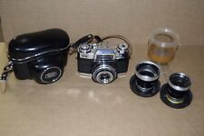 Used, Vintage! Zeiss Ikon Contaflex S Camera with Case & 2 Tessar 35mm & 85mm Lenses for sale  Shipping to South Africa