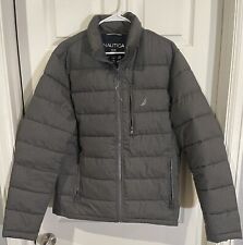 Jaqueta de inverno masculina casaco acolchoado por NAUTICA cinza tamanho (médio), usado comprar usado  Enviando para Brazil