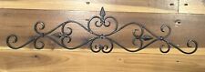 Iron Metal Scroll Wall Decor 32 1/2” X 7 3/4”. for sale  Shipping to South Africa