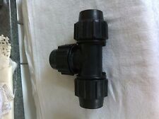 ELYSEE Compression Fittings For HDPE Water Pipe.Size Range 40MX40MX40M Equal Tee, used for sale  PORTSMOUTH