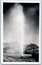 Calistoga California CA Postcard RPPC Photo Old Faithful Mt. St Helena Geysers for sale  Shipping to South Africa