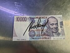 10000 lire banconota usato  Saviore Dell Adamello