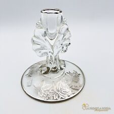 Candeliere vetro argento usato  San Giorgio A Liri