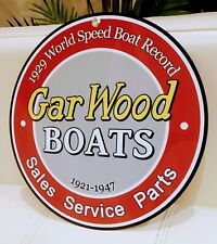 Usado, Placa de barco GarWood Gar madeira lancha .. Chris Craft comprar usado  Enviando para Brazil