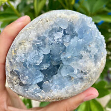 Hermoso espécimen mineral cueva de cristal azul celeste natural de 1,36 lb segunda mano  Embacar hacia Mexico