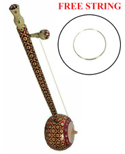 Instrumento musical folclórico indiano feito à mão Iktara Tumbi Meenakari 20" polegadas vermelho claro comprar usado  Enviando para Brazil