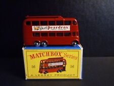 Usado, Matchbox #56A London Trolley Bus 1958 "PEARDRAX" na caixa D2 original comprar usado  Enviando para Brazil