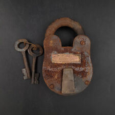 Property of Georgia Convict Camp Prison Padlock w/ Working Keys for sale  Shipping to South Africa