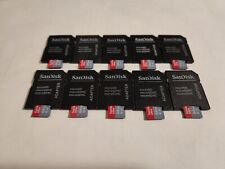 Lote de 10 tarjetas de memoria flash SDHC SanDisk 64 GB Ultra Micro SD con adaptador segunda mano  Embacar hacia Argentina