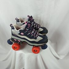 Patins esportivos Skechers 4 rodas azul marinho rosa quente feminino EUA 9 comprar usado  Enviando para Brazil