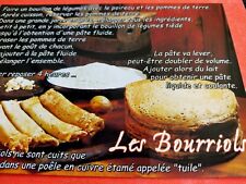 Postcard recipe bourriols d'occasion  Expédié en Belgium