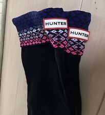 Hunter Women’s Navy Boot Sock, used for sale  Shipping to South Africa
