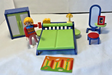 Juego de dormitorio moderno vintage Playmobil 3967 silla de cama tocador silla alfombra segunda mano  Embacar hacia Argentina