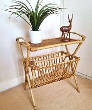 Vintage bamboo wicker for sale  PLYMOUTH