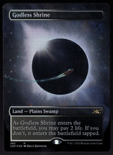 Godless Shrine 282 Borderless Foil Rare Unfinity MTG Near Mint for sale  Shipping to South Africa