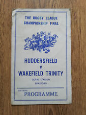 Huddersfield wakefield 1962 for sale  MIDDLESBROUGH