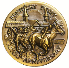 Usado, Medalha de Bronze Kentucky Derby 100º Aniversário 1974 Gem Unc~RARO~Frete Grátis comprar usado  Enviando para Brazil