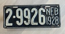 1928 nebraska license for sale  Omaha