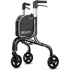 Used, 3 Three Wheel Rollator Walker For Seniors Portable Foldable Ultra Lightweight for sale  Shipping to South Africa
