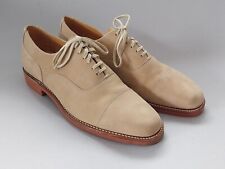 MENS GRENSON UK8 LIGHT TAN SUEDE BUCKS RED BRICK SOLE TRAD IVY LEAGUE MOD CITY, used for sale  Shipping to South Africa