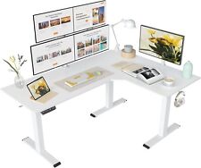 FEZIBO Triple Motor L-Shaped Electric Standing Desk, 63 Inches Height for sale  Shipping to South Africa