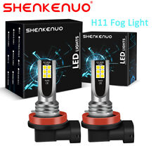 Lâmpadas de neblina/condução SKN LED H8 H16 H11 6000K branco alta potência 2x lâmpada comprar usado  Enviando para Brazil