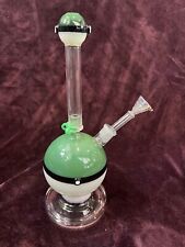 Burbujeador de tubería de agua de vidrio hookah de 12" de colección con vidrio grueso estilo Pokémon, usado segunda mano  Embacar hacia Argentina