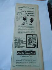1957 advertising kelvinator d'occasion  Expédié en Belgium