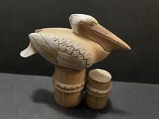 Wood pelican figurine for sale  New Braunfels