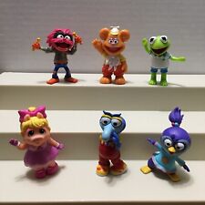 Conjunto de 6 bonecos Disney Jr Muppet Babies PVC CACO FOZZIE Miss Piggy Animal Gonzo comprar usado  Enviando para Brazil