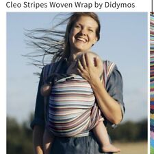 Usado, Didymos Cleo Multicolor Algodón Envoltura Bebé Portabebé Cabestrillo Desgaste a Rayas Talla 7 segunda mano  Embacar hacia Argentina