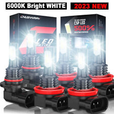 Combo 6 Kit De Farol Led 9005+H11+H11 FOG Light Bulbs Alta Baixa do feixe comprar usado  Enviando para Brazil