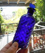 cobalt blue poison bottle for sale  Benicia