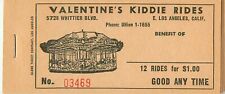 Ticket book valentines d'occasion  Expédié en Belgium