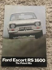 Ford escort 1600 for sale  SWINDON