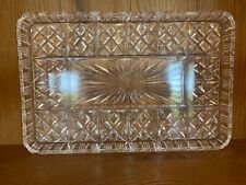 Cut crystal oblong for sale  UMBERLEIGH