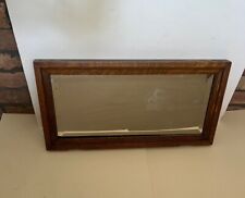 antique oak beveled edge mirror for sale  Shipping to South Africa