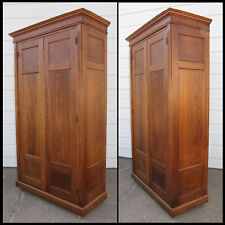 Antique Sioux City Post Office Mission Oak Cabinet Wardrobe Armoire Raised Panel for sale  Crofton