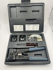 AMP Inc. Ratcheting Hand Crimp Tool 2-231652 W/ 3 Die Sets & Blade In Case for sale  Shipping to South Africa