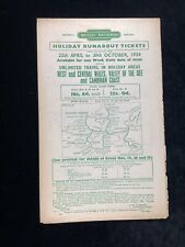 1954 railway handbill for sale  PETERBOROUGH
