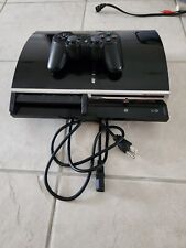 Sony PlayStation 3 80GB Black Fat Console Backwards Compatible CECHE01 PS3 PS2, used for sale  Shipping to South Africa